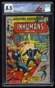 Amazing Adventures #8 CGC VF+ 8.5 Off White to White Black Widow Inhumans Thor!
