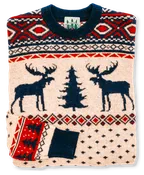 Alpine Moose Sweater