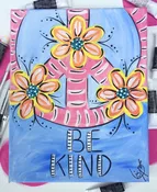Art To Go paint kit "Be Kind" | The Painted Petal | Art Design Studio | Sanford NC