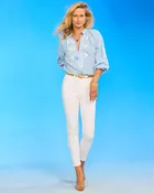 Katherine Slim White Jean