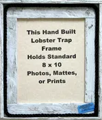 8" x 10" Lobster Trap Wood Picture Frame