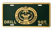 Drill Sgt. " This We'll Defend" License Plate