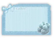 #SP0499 “It’s a boy” Blue Booties