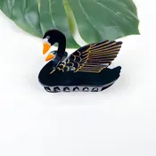 Acetate Swan Claw Clip