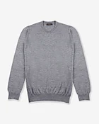 Cashmere and silk slim fit crewneck sweater