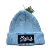 PGB Blue Knit Beanie — Pete's Garage Bar