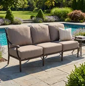 Grand Tuscany Cushioned Sofa - Cast Shale