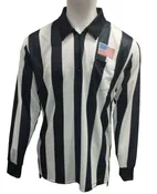 2" Long Sleeve Lacrosse Referee Shirt