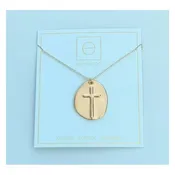 16" Necklace Gold - Inspire Gold Charm