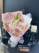 Feathered Blush Bouquet