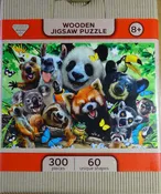 Bear Paradise Large Wooden City Puzzle