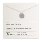 Badass Sterling Silver Necklace by Becoming Jewelry
