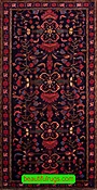 5 Foot Wide Runner, Hamadan Runner, Persian Runner