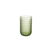 12 oz. Drinking Glass with Raised Dots, Green