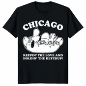 Chicago Snoopy Shirt – Holdin’ The Ketchup Hot Dog Tee