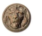 1870s kreuzinger lion door knob from chicago mansion