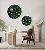 Disco Ball Moss Wall Medium