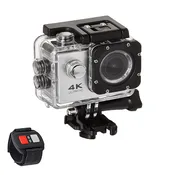 4K  Waterproof All Digital UHD WiFi Camera + RF Remote and Accessories