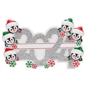 2024 Penguin Family of 6 Ornament