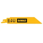 DEWALT 6" 10 TPI Reciprocating Saw Blades (5-Pack)
