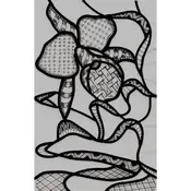 Black Orchid Paper Pattern