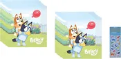 Bluey Dog Birthday Party Supplies Bundle includes Lunch Paper Napkins - 32 Napkins