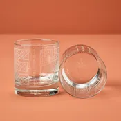 All Roads Take Us Home Map Glass Duo