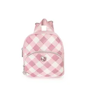 Gingham Woven Micro Mini Backpack
