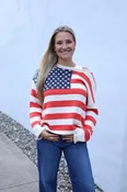 All American Flag Sweater