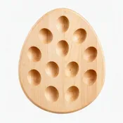 American Made Maple Wood 12 Deviled Egg Tray In-Stock