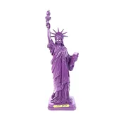 12" LAVENDER LADY LIBERTY STATUE