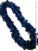 Blue Orchid Lei