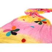 100% Silk Colorful Felted Scarves