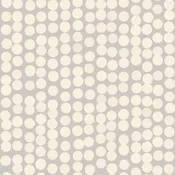 "Achroma" Pips in Oyster - Half Yard