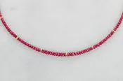 Ruby and Gold Necklace | Ari O Jewelry