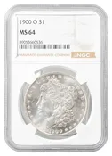 1900-O Morgan Dollar NGC MS-64 - Rarcoa | Rare Coin Company of America, Inc