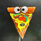 Paper Pizza Puppet Party