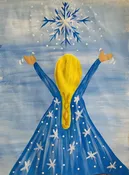 Art To Go paint kit "Elsa" | The Painted Petal | Art Design Studio | Sanford NC