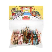 12 Piece Pack Pre Folded Origami Paper Crane Assorted Colors (1/200)