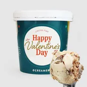 1 Pint - "Happy Val's Day" Peanut Butter Cup Ice Cream