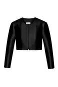 Carolyn Silk and Wool Long Sleeve Jacket