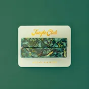 Acetate Barrettes | Deep Sea Green