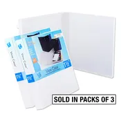 1.5 Inch Clear View Binder – No Rings – Pack/Box Qty – Made in USA.