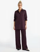 Carter LS Tunic Shirt - Midnight Purple