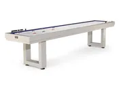 American Heritage 9' Lanai Outdoor Shuffleboard Table - Oyster Grey