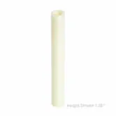 Bivar Medium Core Thin Wall Spacer 4.2mm Round Spacer, 2.7mm ID, Nylon, 1mm L, Natural