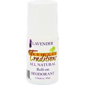 Aluminum-Free Virgin Coconut Oil Deodorant Roll-on - Lavender - 2 oz. - Wholesale