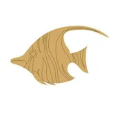 Angelfish Wood Cutout