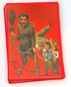 Krampus Card 005 (Line of Children)
