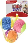 Air Kong Squeaker Birthday Balls 3pk in Net